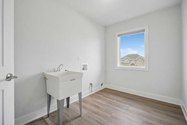 4951 W Ribbon Dr, Monee, IL 60449 - washroom with washer hookup and wood finished floors