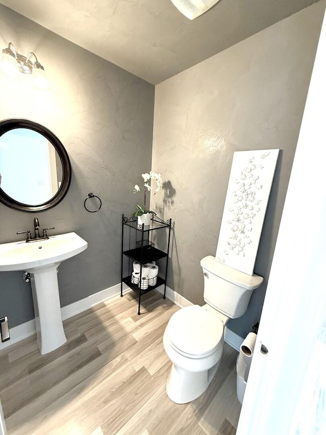 1567 Windward Dr, Pingree Grove, IL 60140 - bathroom with wood finished floors and toilet