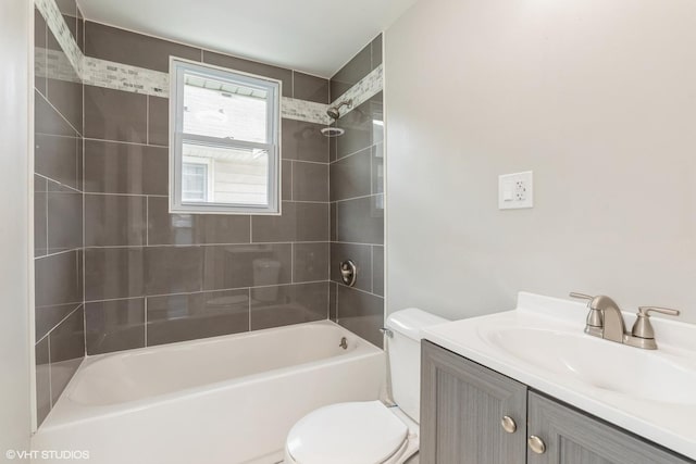 3000 Chicago Rd, South Chicago Heights, IL 60411 - full bathroom with toilet, bathing tub / shower combination, and vanity