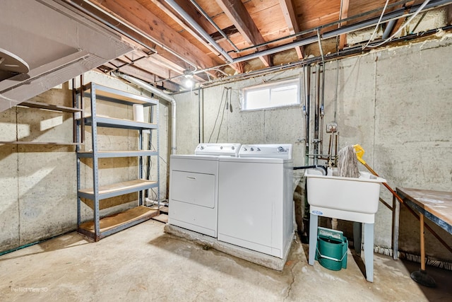 1903 Marshall Pkwy, Waukegan, IL 60085 - basement with independent washer and dryer
