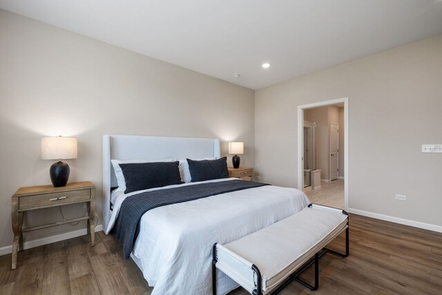 3214 Lincoln Prairie Blvd, Aurora, IL 60503 - bedroom featuring wood finished floors, baseboards, and recessed lighting