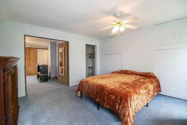 4391 N State Route 1-17, Momence, IL 60954 - bedroom with light colored carpet and a ceiling fan