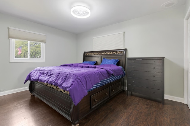 1850 Pierce Rd, Hoffman Estates, IL 60169 - bedroom featuring baseboards and dark wood finished floors