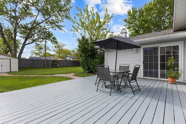 1850 Pierce Rd, Hoffman Estates, IL 60169 - wooden terrace featuring outdoor dining area