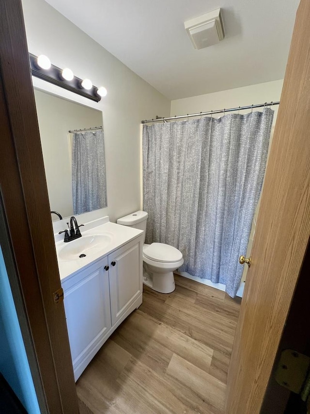 4400 W Shamrock Ln Unit 1B, Mchenry, IL 60050 - full bath with vanity, toilet, and wood finished floors
