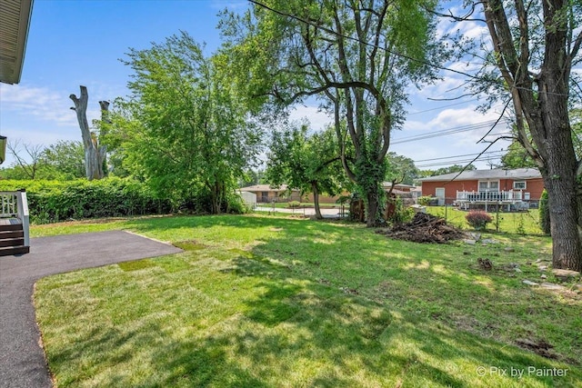 14028 S Wayman Ln, Robbins, IL 60472 - view of yard featuring a patio area