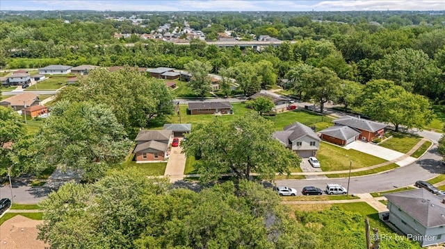 14028 S Wayman Ln, Robbins, IL 60472 - aerial perspective of suburban area