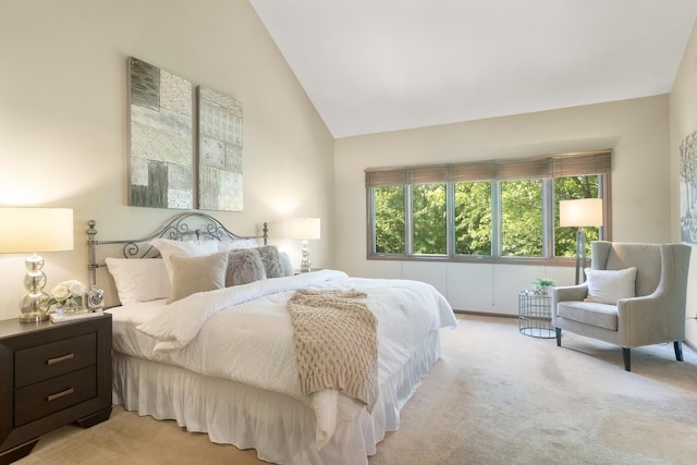1422 Kirkwall Ct, Inverness, IL 60010 - bedroom featuring light colored carpet and high vaulted ceiling