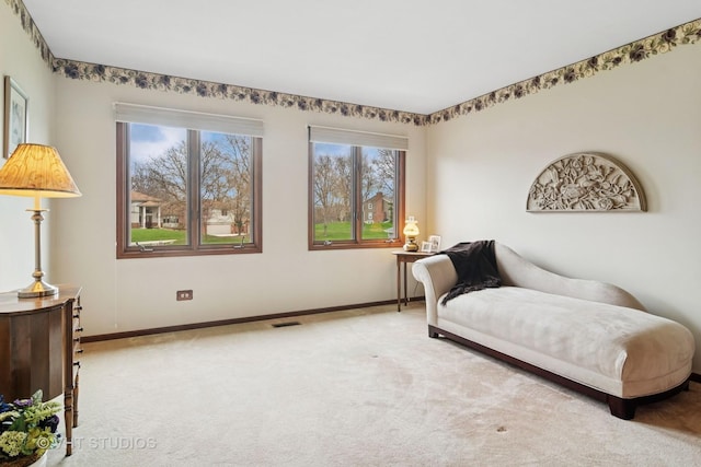 1422 Kirkwall Ct, Inverness, IL 60010 - living area featuring carpet and baseboards
