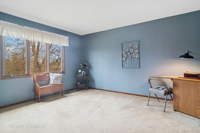 1422 Kirkwall Ct, Inverness, IL 60010 - office area featuring carpet floors and baseboards