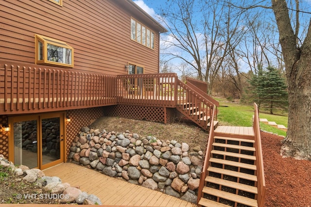 1422 Kirkwall Ct, Inverness, IL 60010 - deck featuring stairway