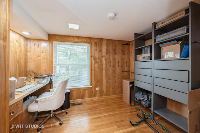 1019 Lyman Ave, Oak Park, IL 60304 - office space with wood walls and light wood-type flooring