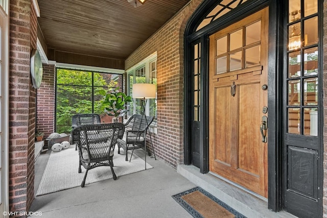 739 Jackson Ave, River Forest, IL 60305 - property entrance with a porch and brick siding
