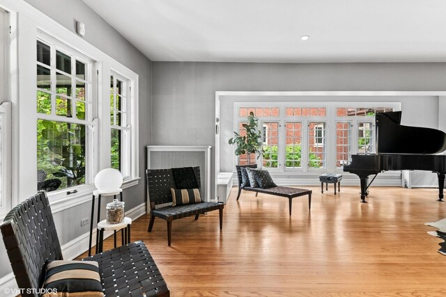 739 Jackson Ave, River Forest, IL 60305 - sitting room featuring wood finished floors and recessed lighting