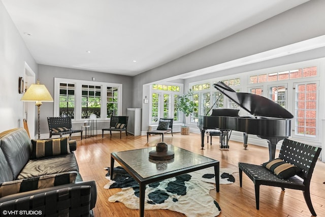 739 Jackson Ave, River Forest, IL 60305 - living room with wood finished floors, french doors, and recessed lighting