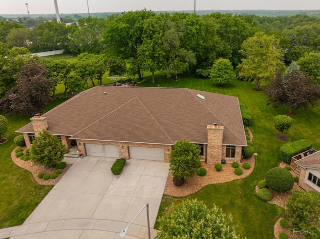 1658 Bayhill Dr, New Lenox, IL 60451 - view from above of property