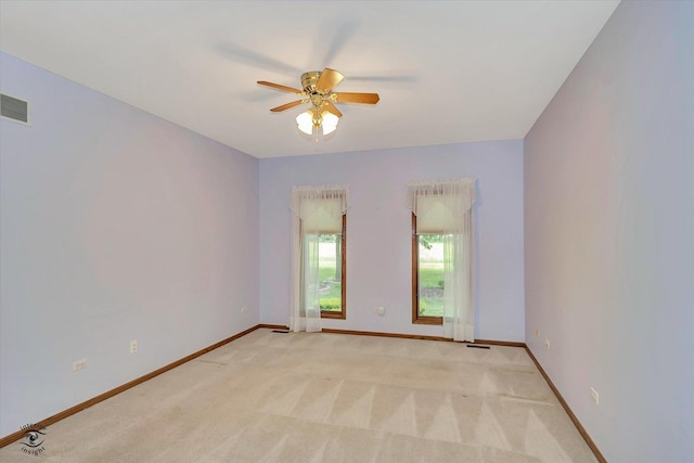 82 Whisper Creek Dr, New Lenox, IL 60451 - unfurnished room with ceiling fan and light carpet