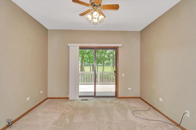 82 Whisper Creek Dr, New Lenox, IL 60451 - unfurnished room featuring light colored carpet and a ceiling fan