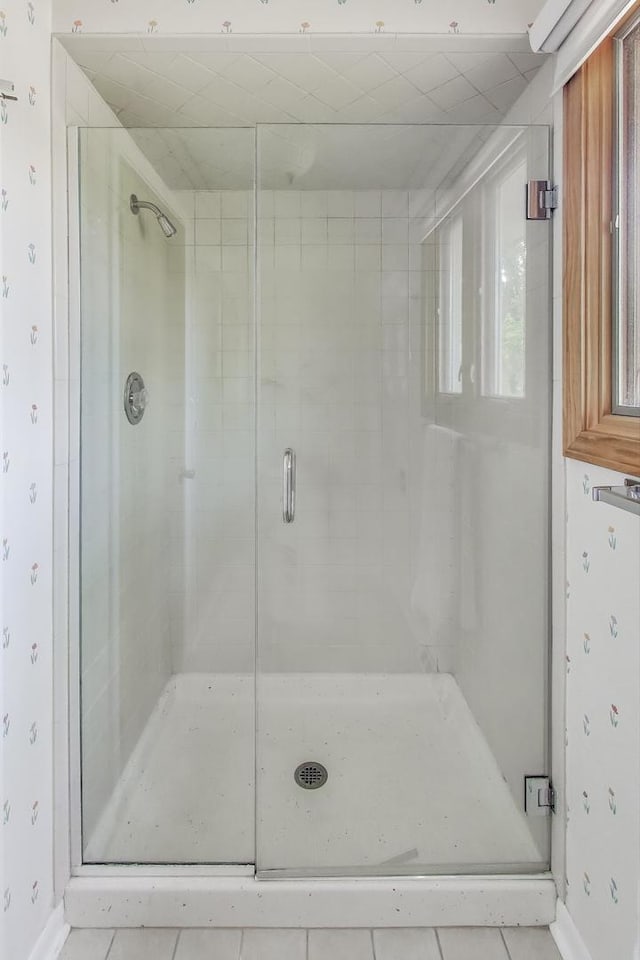 1904 Birch Rd, Northbrook, IL 60062 - full bathroom with baseboards and a shower stall