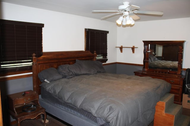 907 N Eddy St, Sandwich, IL 60548 - bedroom with a ceiling fan