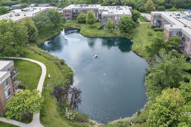 422 Kelburn Rd Unit 223, Deerfield, IL 60015 - bird's eye view of a nearby body of water