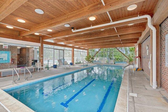 422 Kelburn Rd Unit 223, Deerfield, IL 60015 - indoor pool with a patio area