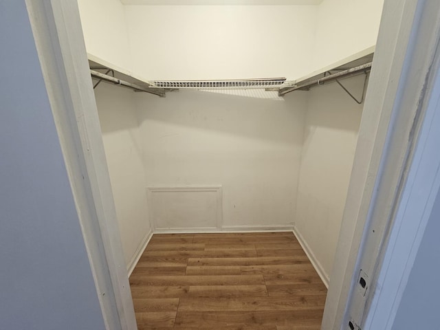 5349 N Delphia Ave Unit 150, Chicago, IL 60656 - walk in closet with wood finished floors