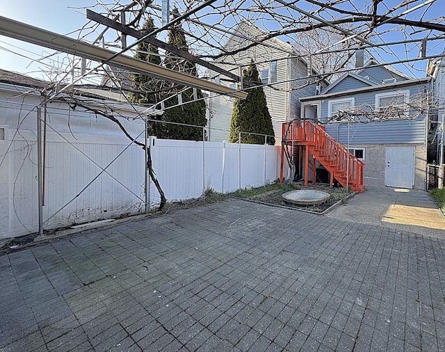 2717 W 38th St, Chicago, IL 60632 - view of patio with stairs