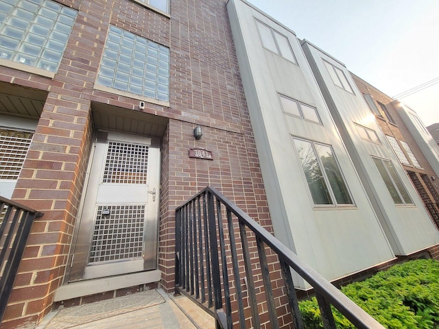 3041 W Pope John Paul Ii Dr, Chicago, IL 60638 - entrance to property with brick siding