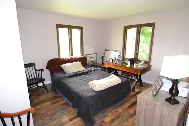 4323 Il Route 176th Ave, Crystal Lake, IL 60014 - bedroom featuring baseboards and dark wood finished floors