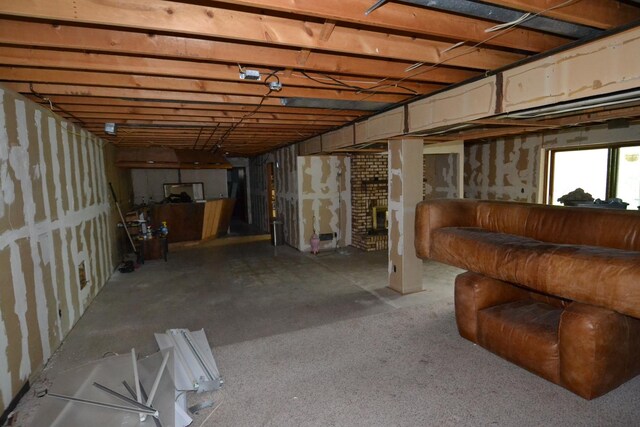 4323 Il Route 176th Ave, Crystal Lake, IL 60014 - below grade area with a fireplace