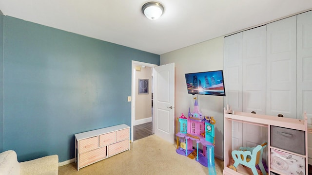 508 Falmore Ln, Bolingbrook, IL 60440 - rec room featuring carpet flooring