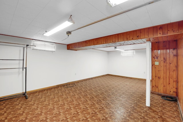 22227 Clyde Ave, Sauk Village, IL 60411 - finished basement with baseboards and wooden walls