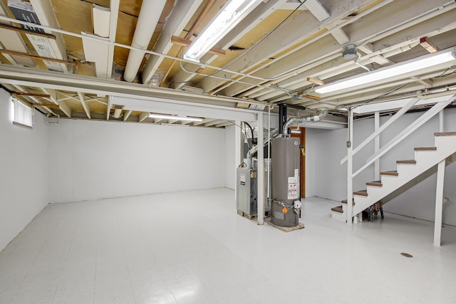 22227 Clyde Ave, Sauk Village, IL 60411 - below grade area featuring water heater