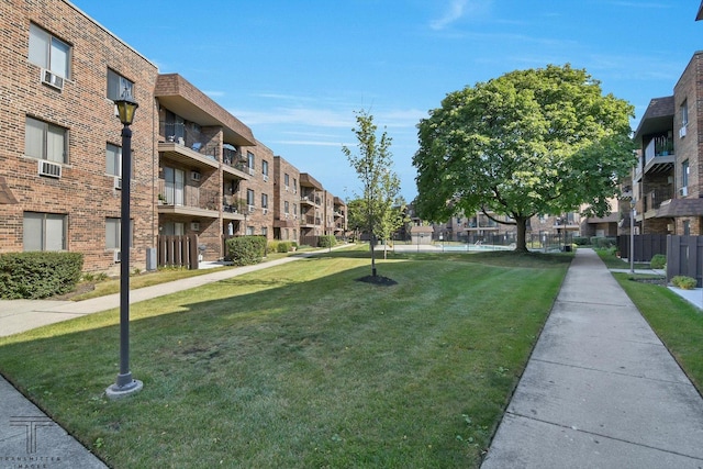 3515 Central Rd Unit 103, Glenview, IL 60025 - view of community with a lawn and a residential view