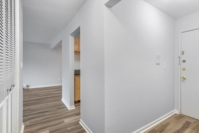 3515 Central Rd Unit 103, Glenview, IL 60025 - hall with wood finished floors and baseboards