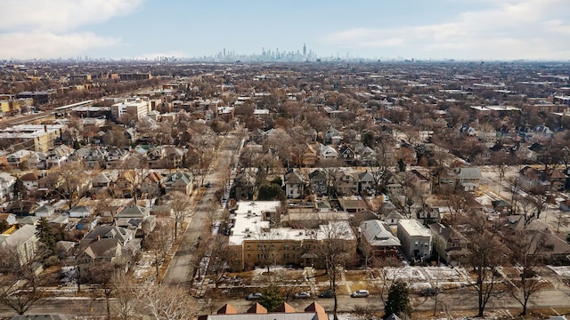 206 S Lombard Ave Unit 206B, Oak Park, IL 60302 - aerial view of property and surrounding area featuring nearby suburban area