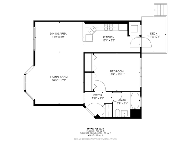 206 S Lombard Ave Unit 206B, Oak Park, IL 60302 - view of floor plan / room layout