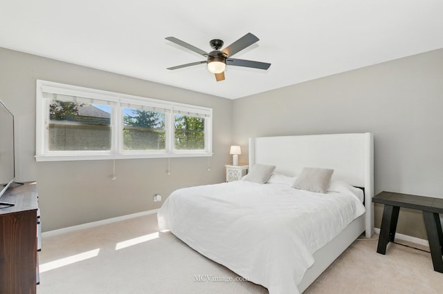 1703 Wilmette St, Wheaton, IL 60187 - bedroom featuring carpet flooring, baseboards, and ceiling fan