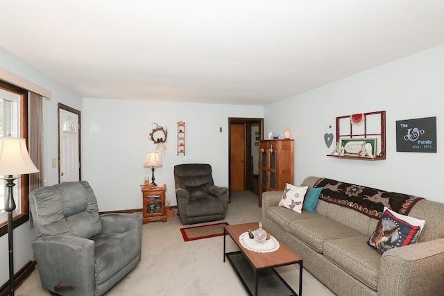 274 Crystal Ave, South Elgin, IL 60177 - living room featuring light colored carpet