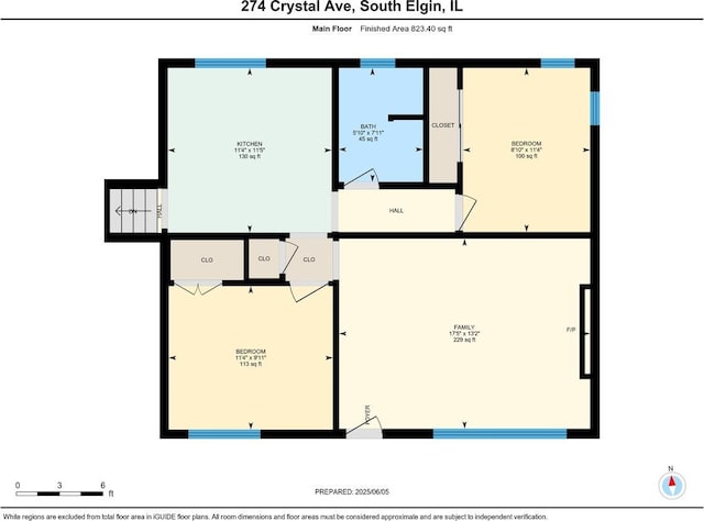 274 Crystal Ave, South Elgin, IL 60177 - view of property floor plan