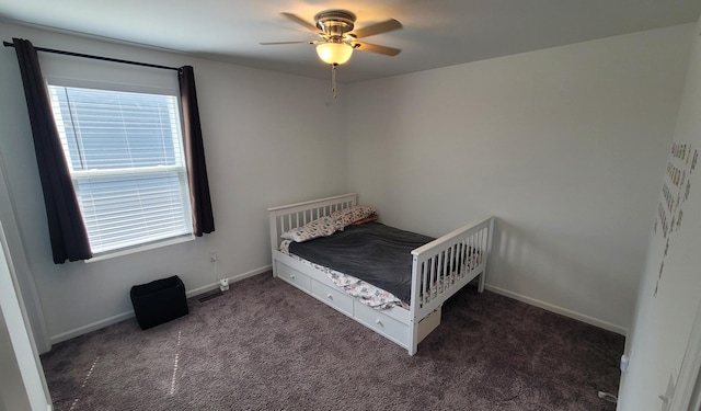404 Radcliff Ln, South Elgin, IL 60177 - carpeted bedroom featuring baseboards and a ceiling fan