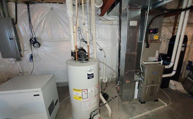404 Radcliff Ln, South Elgin, IL 60177 - utilities with gas water heater, electric panel, and heating unit