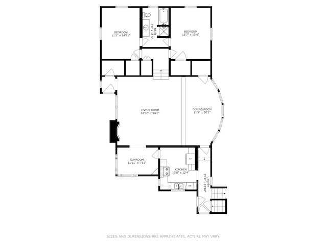 816 Rosedale Ter, Crete, IL 60417 - room layout