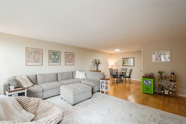 2626 N Lakeview Ave Unit 801, Chicago, IL 60614 - living room with wood finished floors and baseboards