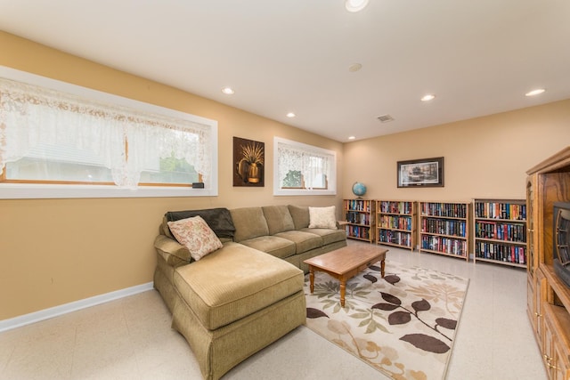 305 Denver Dr, Des Plaines, IL 60018 - living area featuring recessed lighting and baseboards