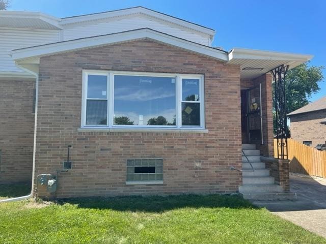 8110 Lockwood Ave, Burbank, IL 60459 - view of front facade with brick siding