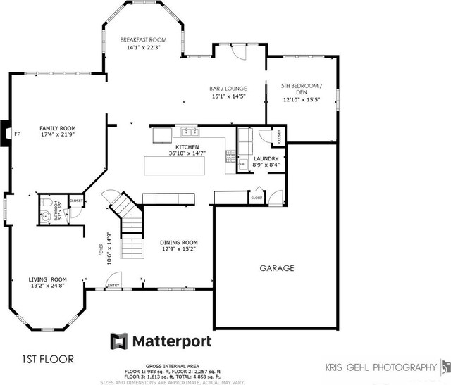 2515 Thurston Ct, Aurora, IL 60502 - view of floor plan / room layout