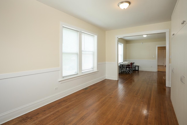 401 N Humphrey Ave, Oak Park, IL 60302 - empty room featuring dark wood-type flooring