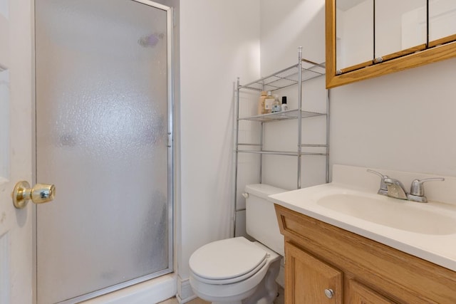91 Rockledge Dr, Romeoville, IL 60446 - bathroom featuring a stall shower and vanity